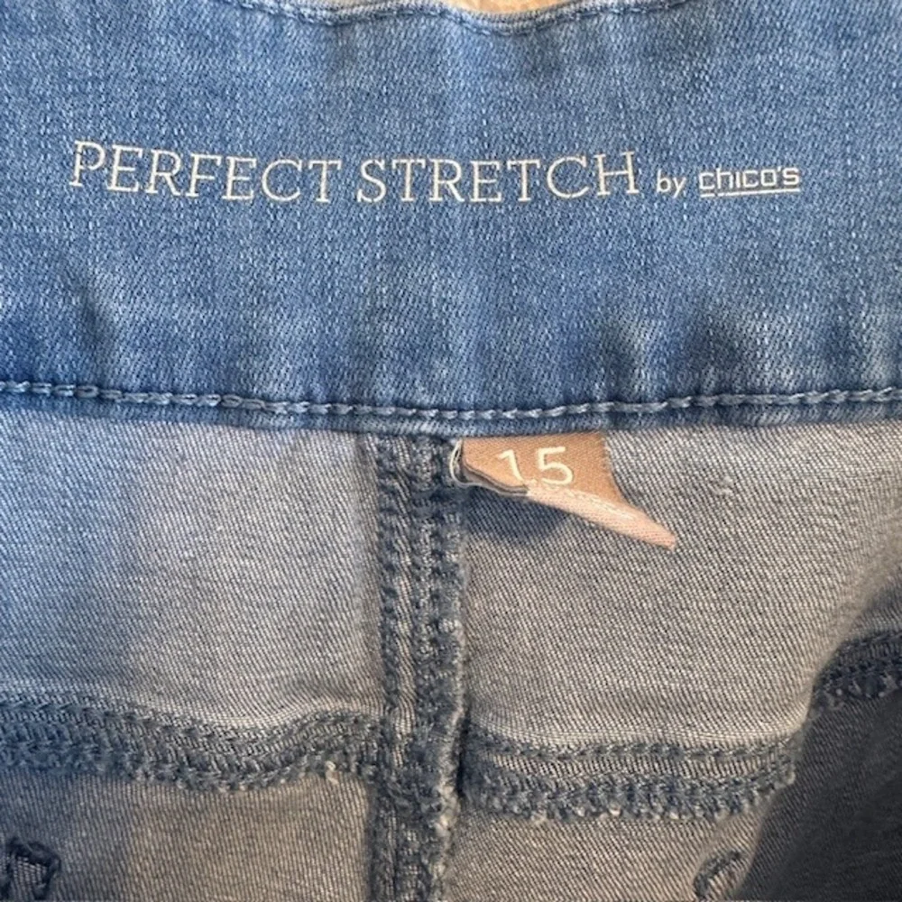 Chico's Women's Perfect Stretch Pull On Ankle‎ Jegging Jeans Stretch (1.5) 10